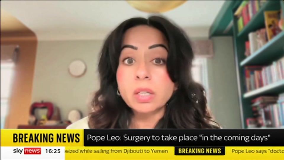 Broadcast still at 25m 30s. Sky News, Sky News Today, 11 October 2026.
