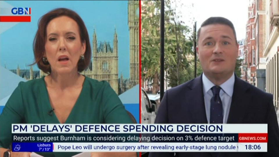 Still from GB News at 6:00