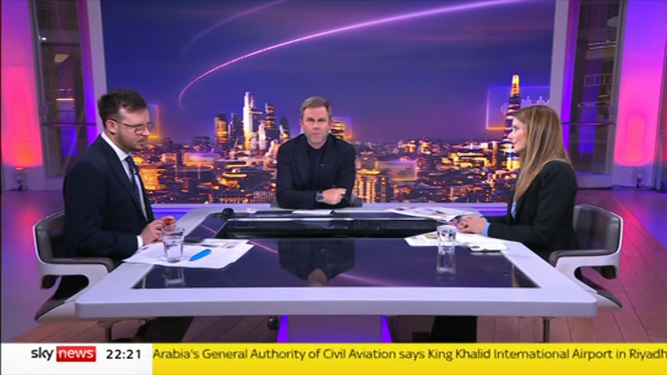 Still from Sky News at 21:30