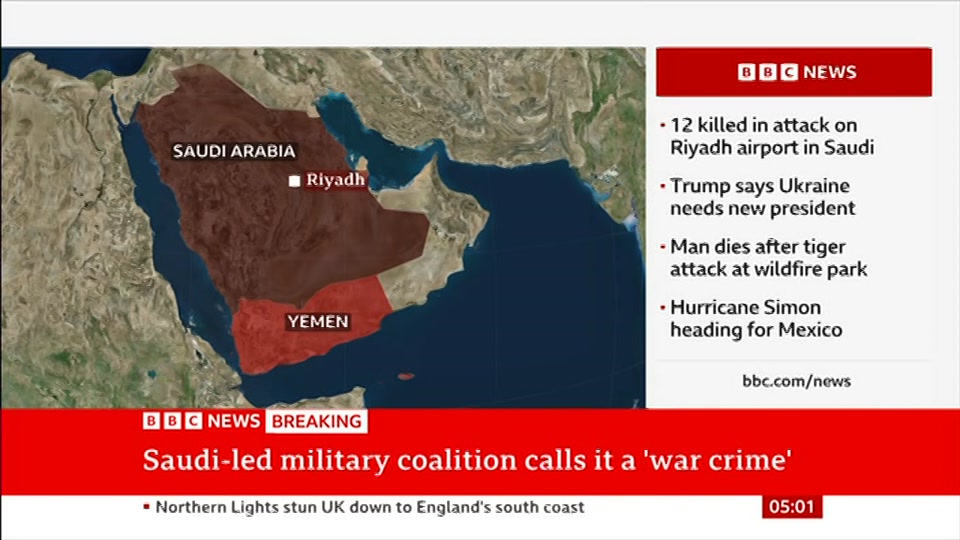 Still from BBC News at 1:30