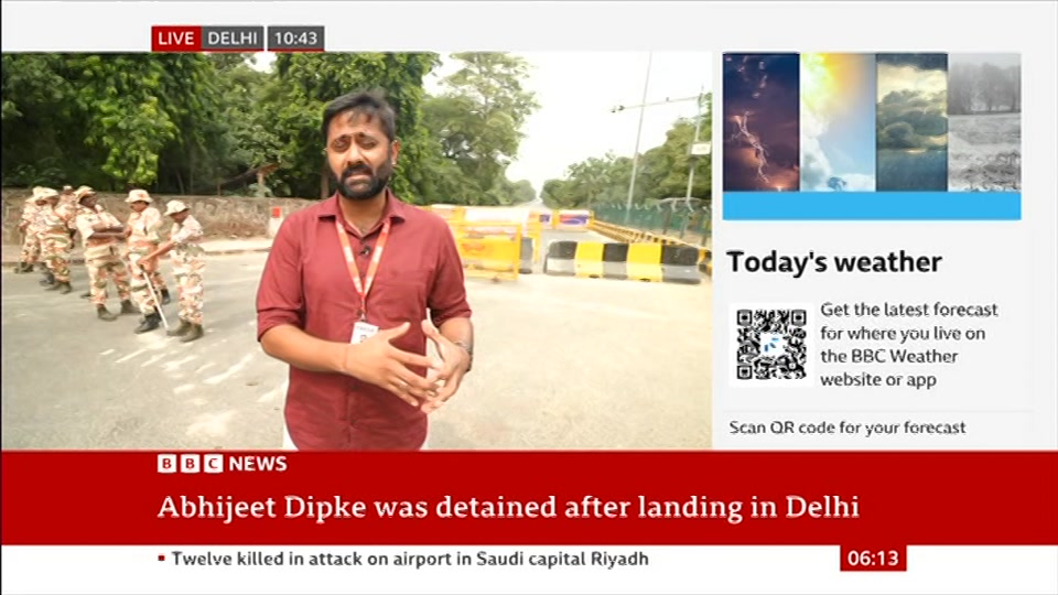Still from BBC News at 13:00