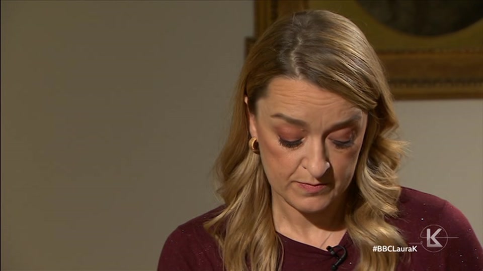 Broadcast still at 43m. BBC One, Sunday with Laura Kuenssberg, 11 October 2026.