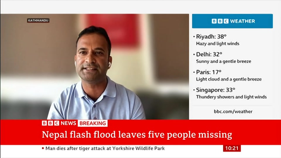 Still from BBC News at 21:30