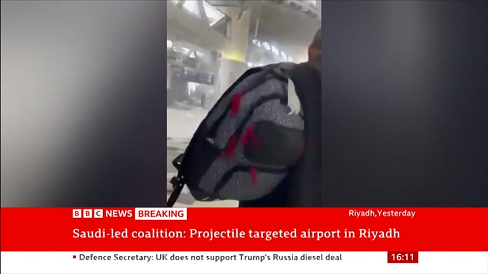 Still from BBC News at 11:00