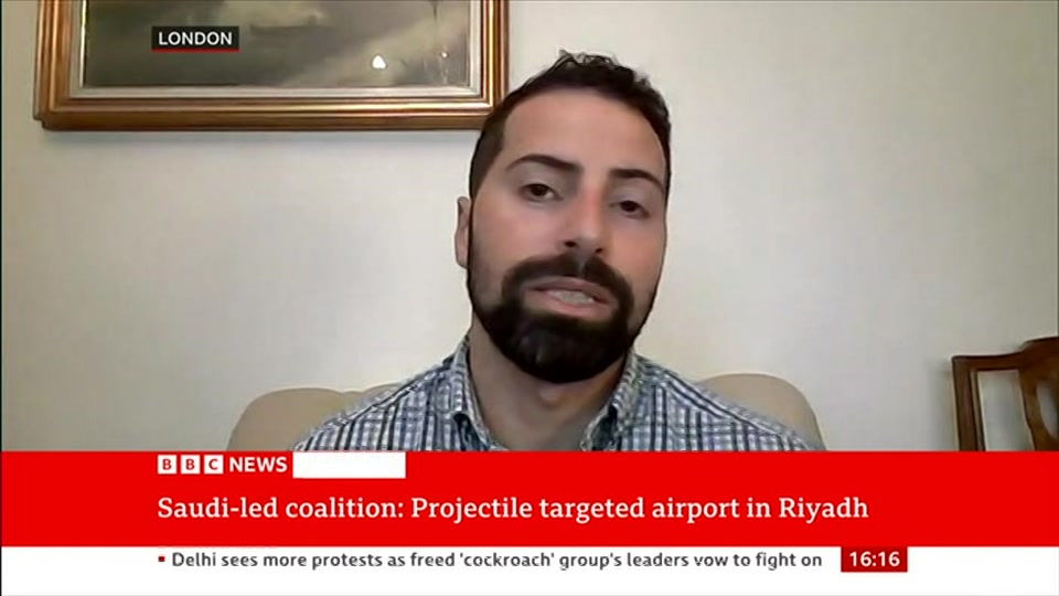 Still from BBC News at 16:00