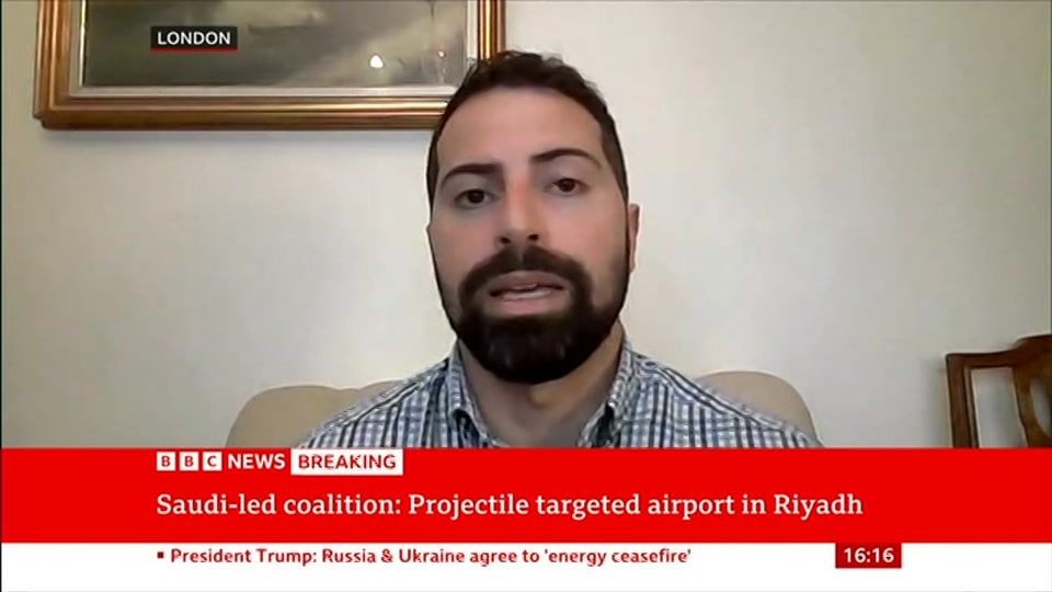 Still from BBC News at 16:30