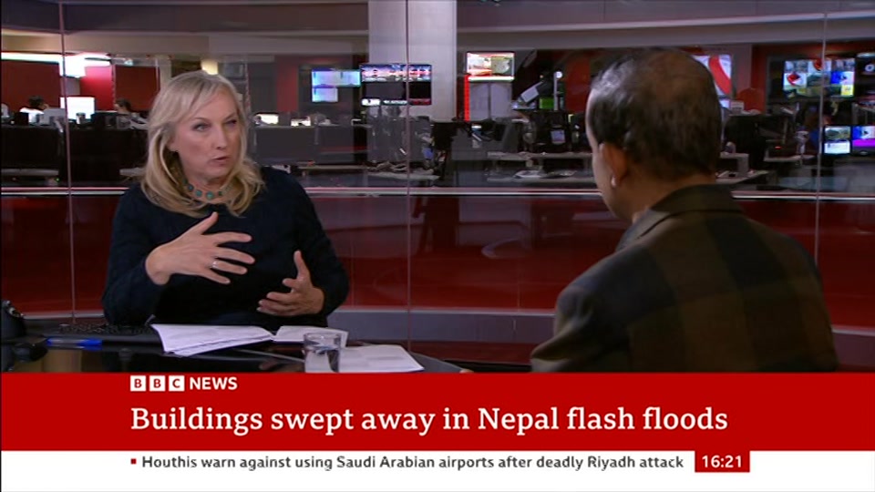 Broadcast still at 21m 30s. BBC News, 11 October 2026.