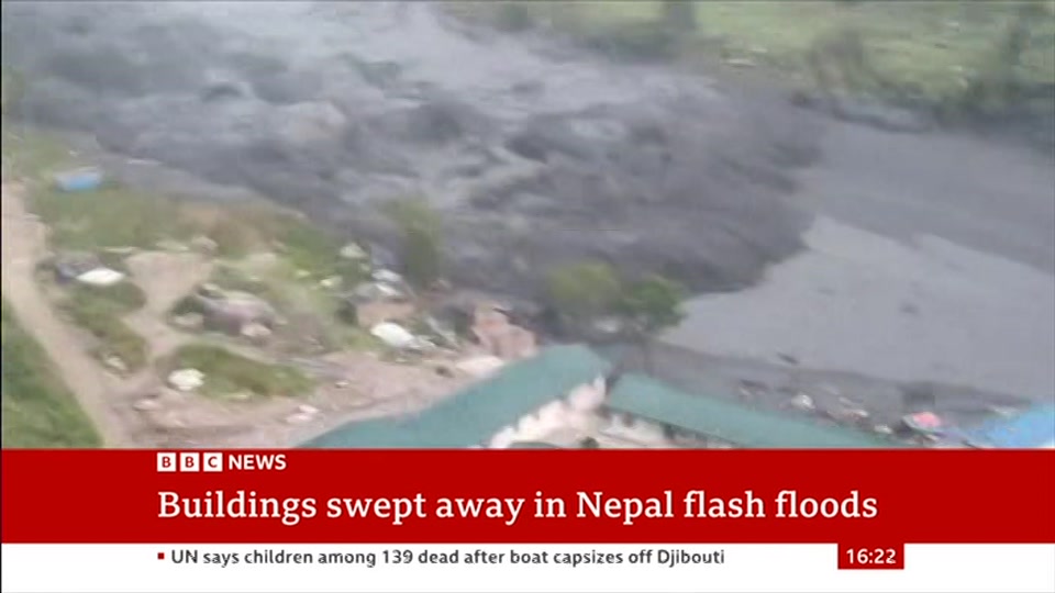 Still from BBC News at 22:00