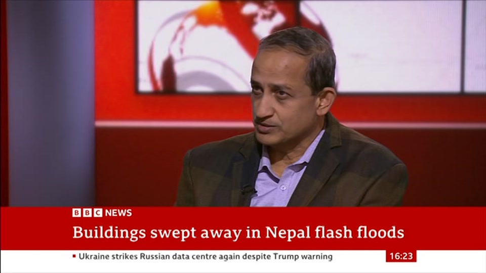 Still from BBC News at 23:00