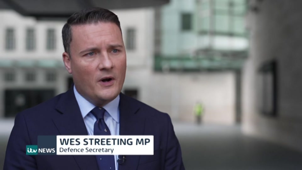 Broadcast still at 9m. ITV, ITV Evening News, 11 October 2026.