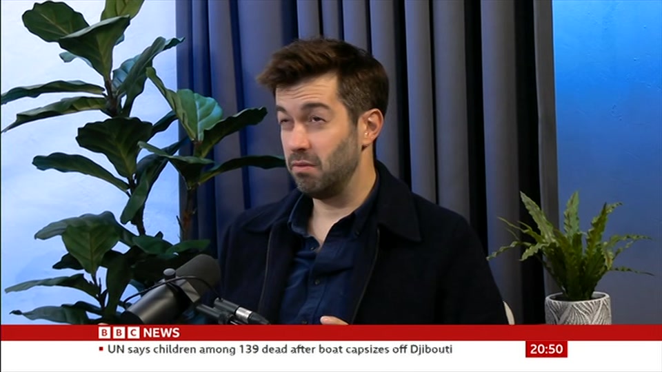 Still from BBC News at 20:30