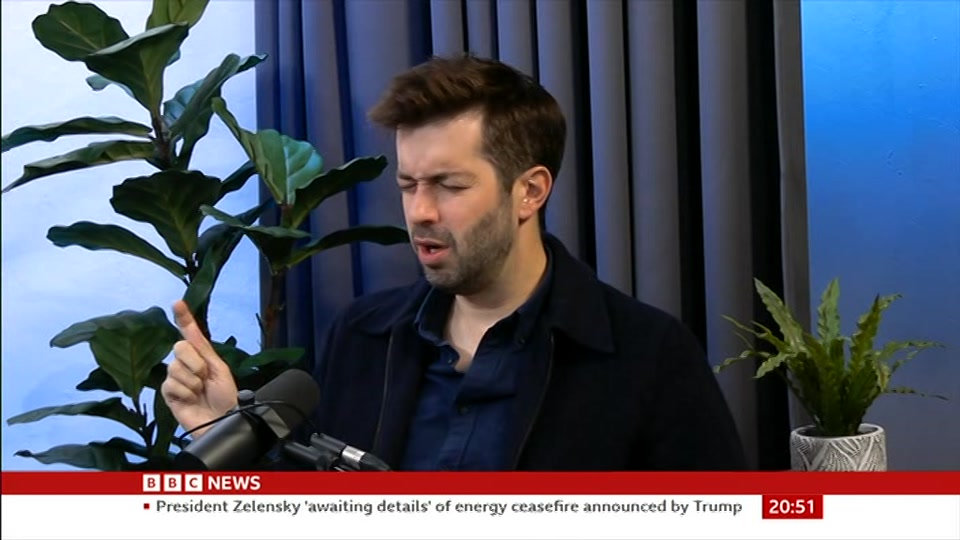 Broadcast still at 21m. BBC News, Newscast, 11 October 2026.