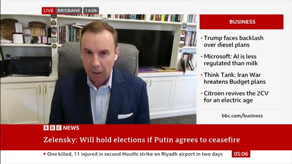 Still from BBC News at 6:00