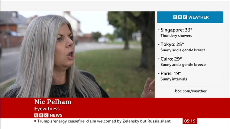 Still from BBC News at 19:30