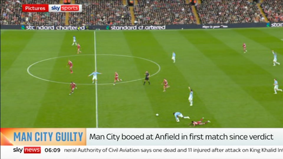 Still from Sky News at 9:00
