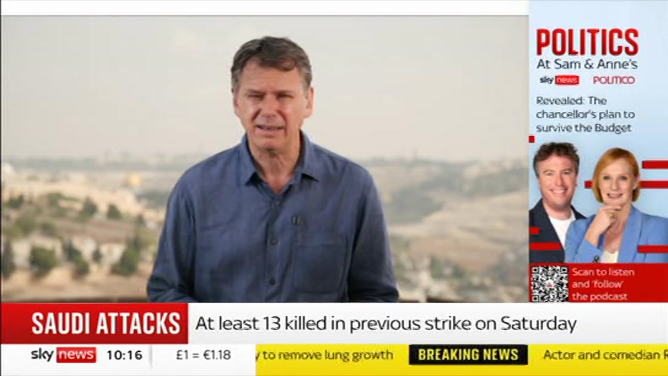 Still from Sky News at 16:30