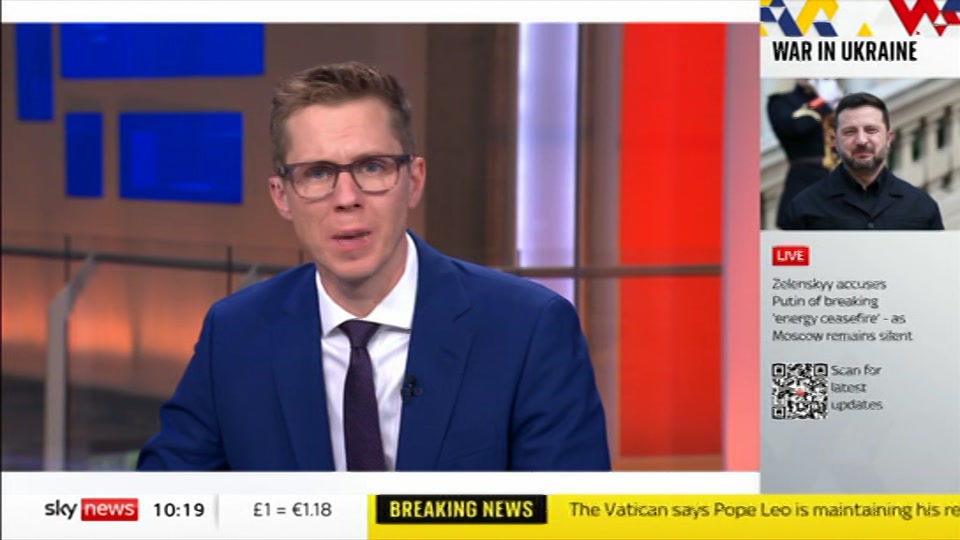Still from Sky News at 19:30