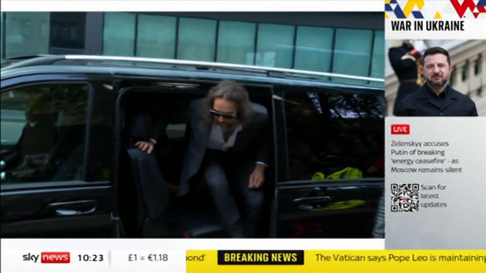 Still from Sky News at 23:30