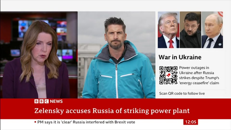 Broadcast still at 5m. BBC News, BBC News Now, 12 October 2026.