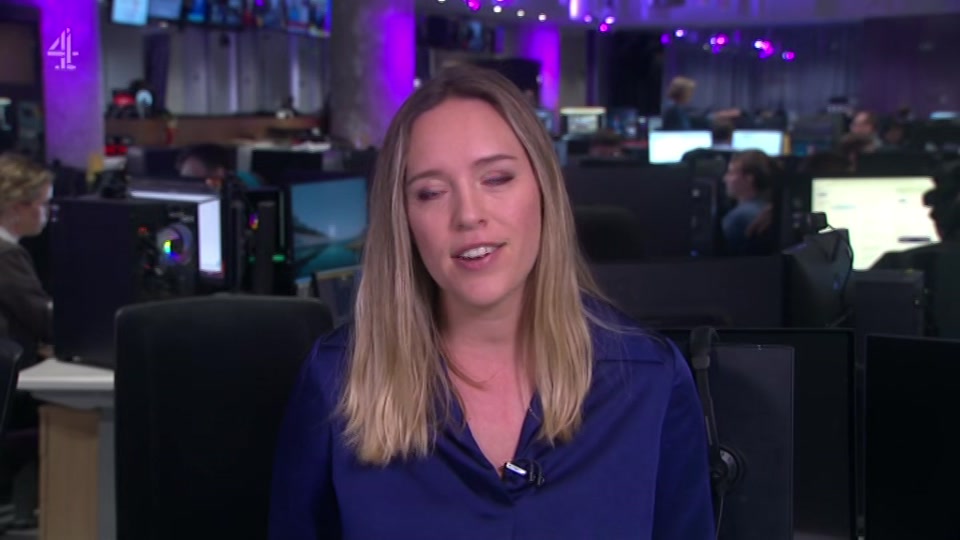 Broadcast still at 2m. Channel 4, Channel 4 News Summary, 12 October 2026.