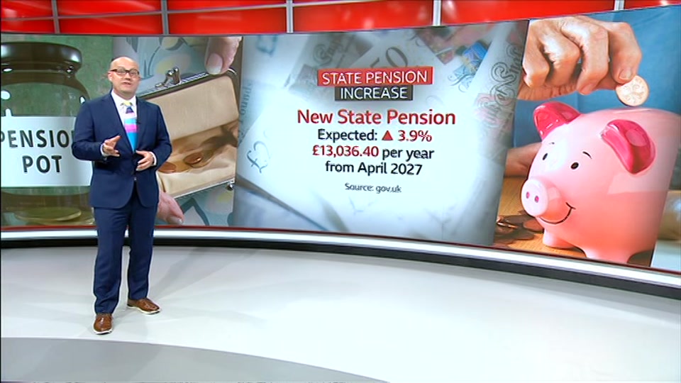 Broadcast still at 48m. BBC One, BBC News at One including..., 12 October 2026.