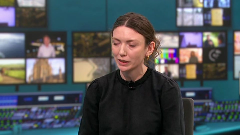 Broadcast still at 15m 30s. ITV, ITV Lunchtime News, 12 October 2026.