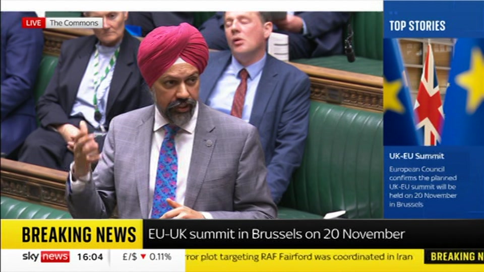 Still from Sky News at 4:00