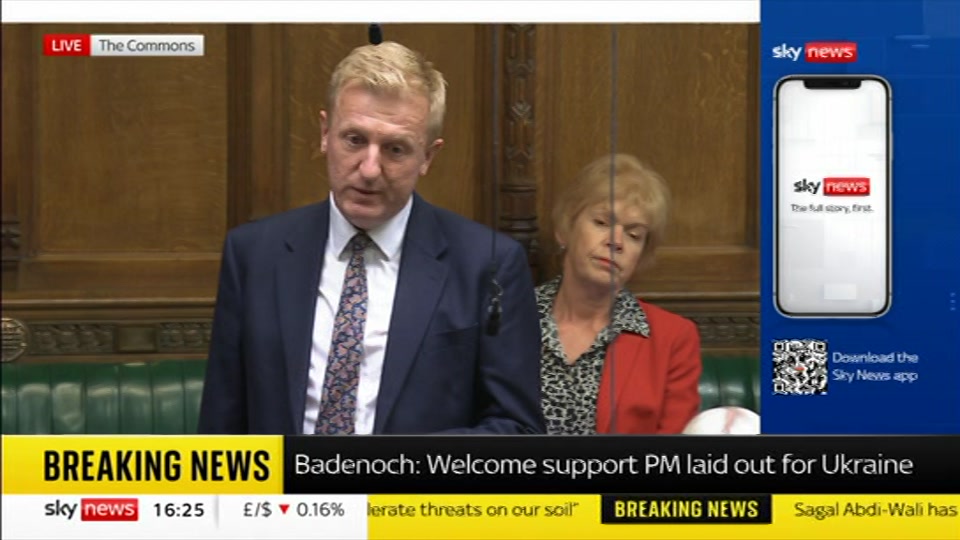 Broadcast still at 25m 30s. Sky News, Sky News Today with Jayne Secker, 12 October 2026.