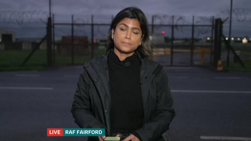 Broadcast still at 8m 30s. ITV, ITV Evening News, 12 October 2026.