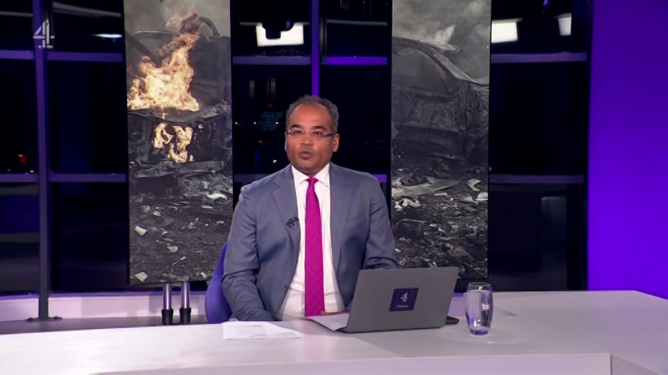 Broadcast still at 15m. Channel 4, Channel 4 News, 12 October 2026.