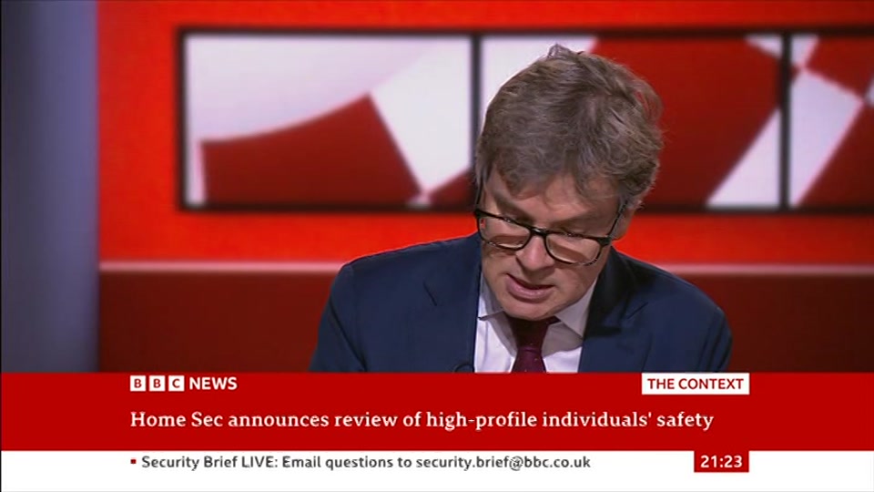 Still from BBC News at 23:30