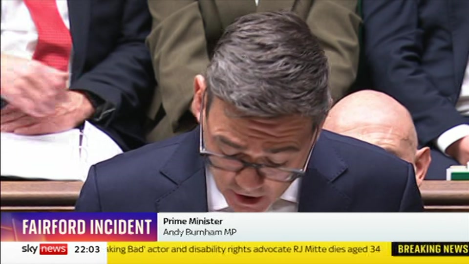 Still from Sky News at 3:00