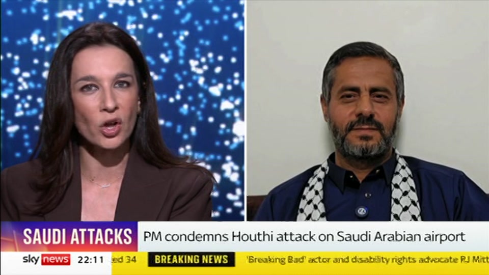 Still from Sky News at 11:30