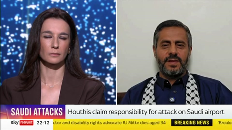 Still from Sky News at 12:30