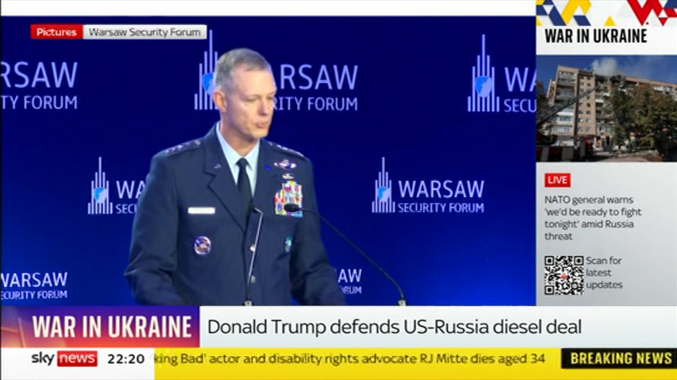 Broadcast still at 20m 30s. Sky News, The Wrap With Anna Botting, 12 October 2026.