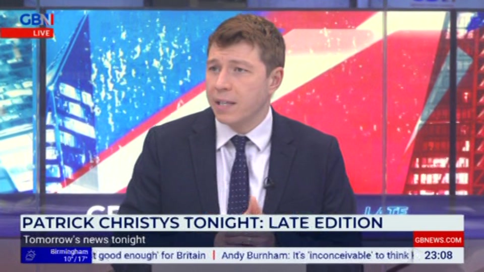 Still from GB News at 8:30
