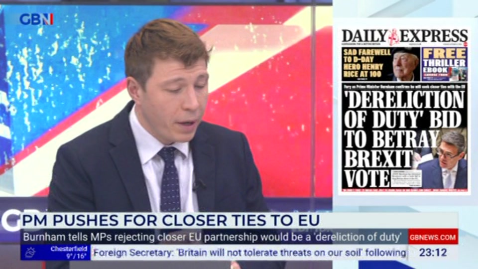 Still from GB News at 12:00