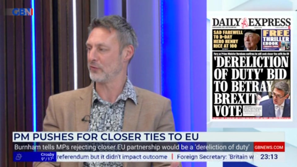 Still from GB News at 13:30