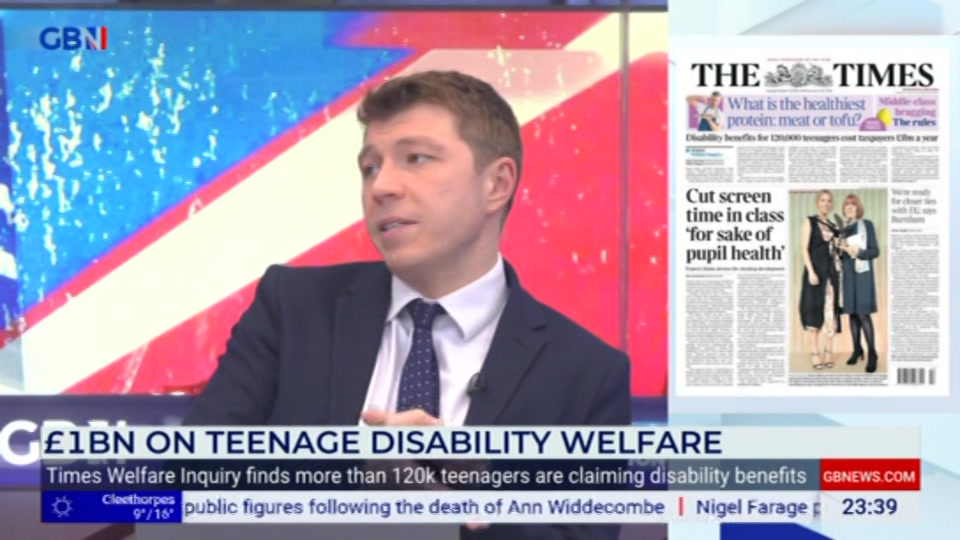Still from GB News at 39:30