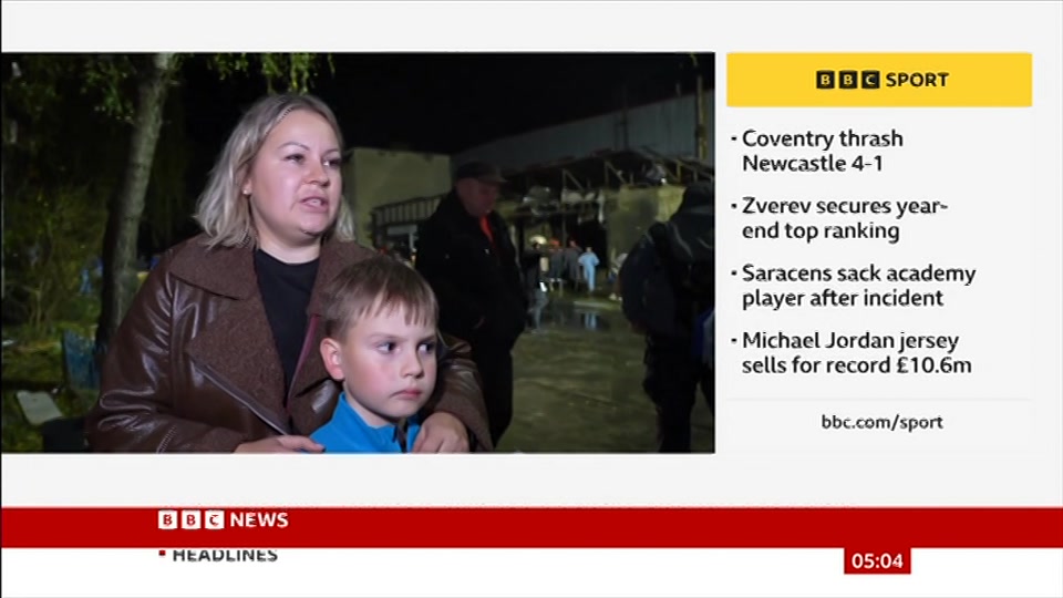 Still from BBC News at 4:00