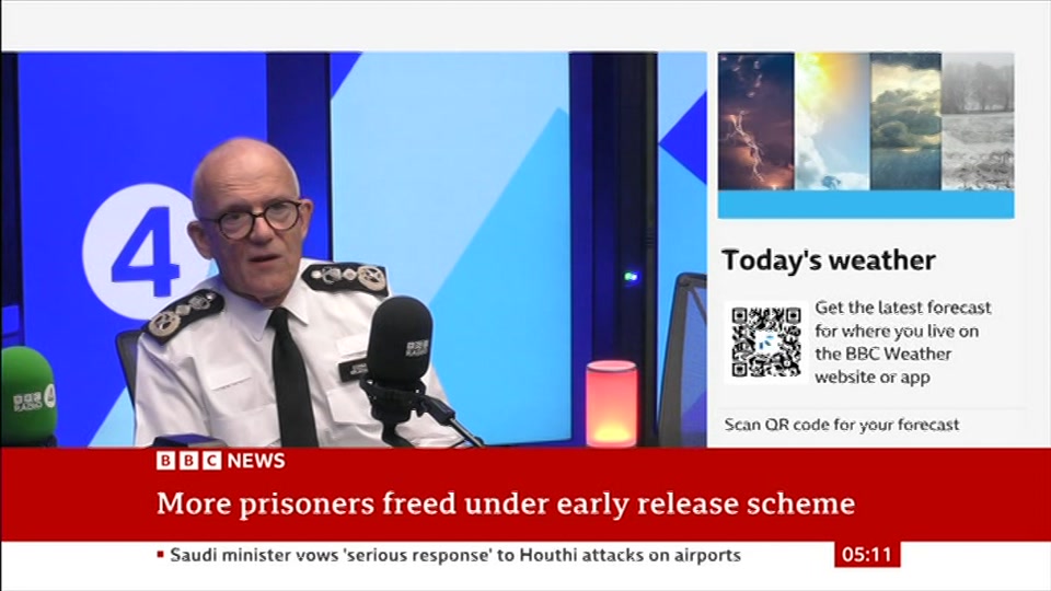 Still from BBC News at 11:00