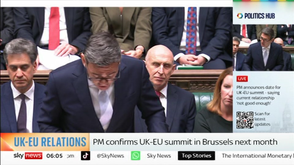 Still from Sky News at 5:00