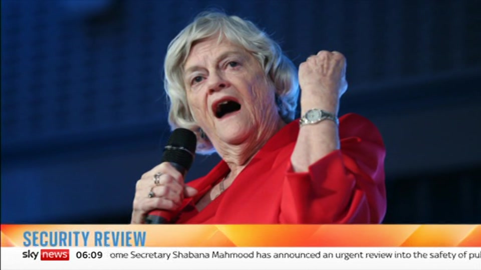 Broadcast still at 9m. Sky News, Mornings, 13 October 2026.