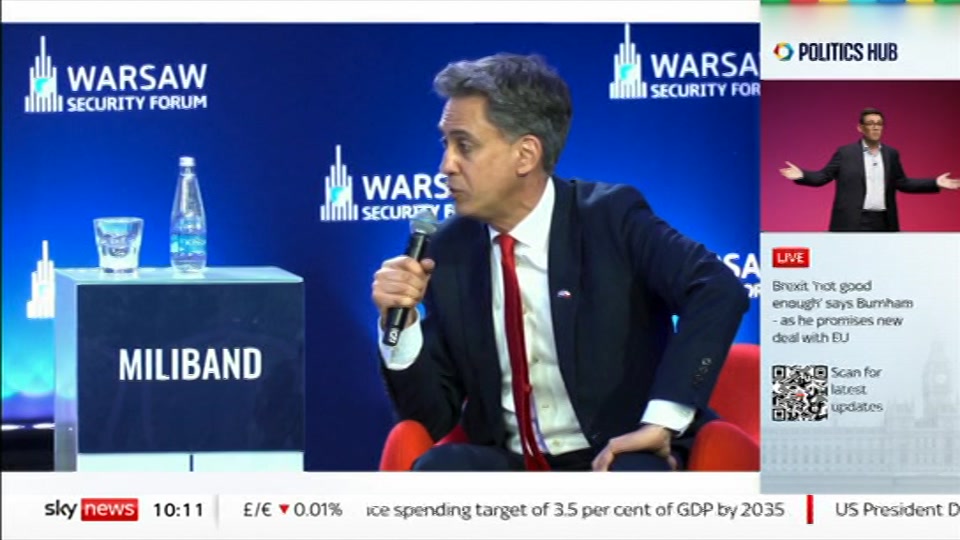 Still from Sky News at 11:00