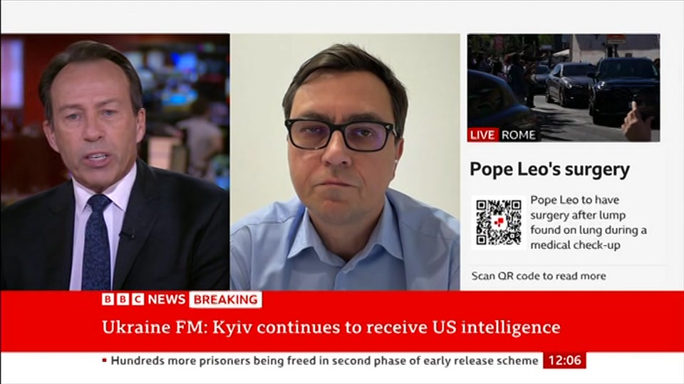 Broadcast still at 6m 30s. BBC News, BBC News Now, 13 October 2026.
