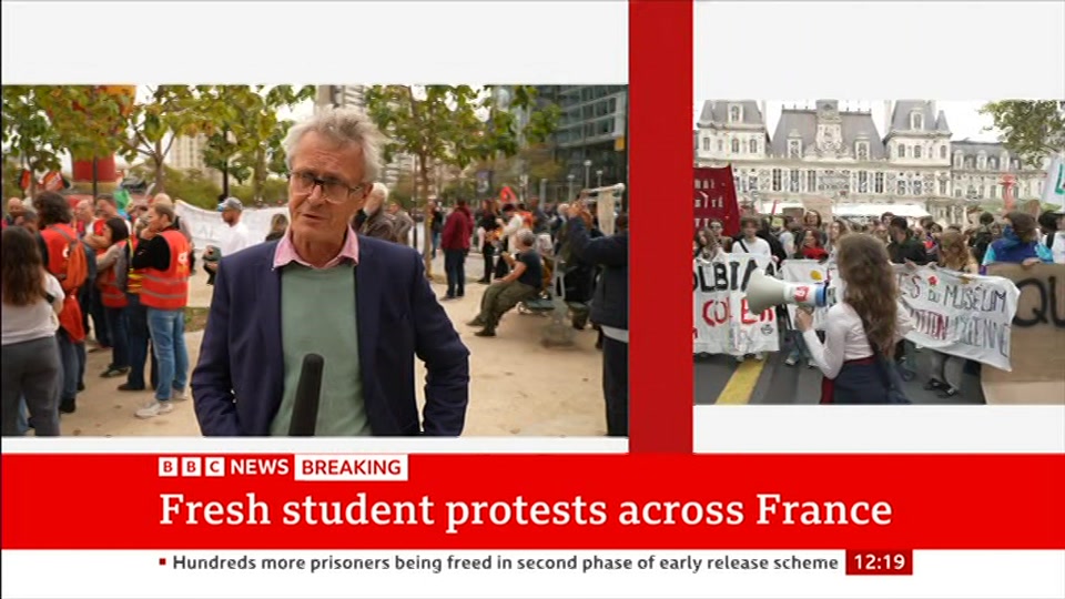 Still from BBC News at 19:30