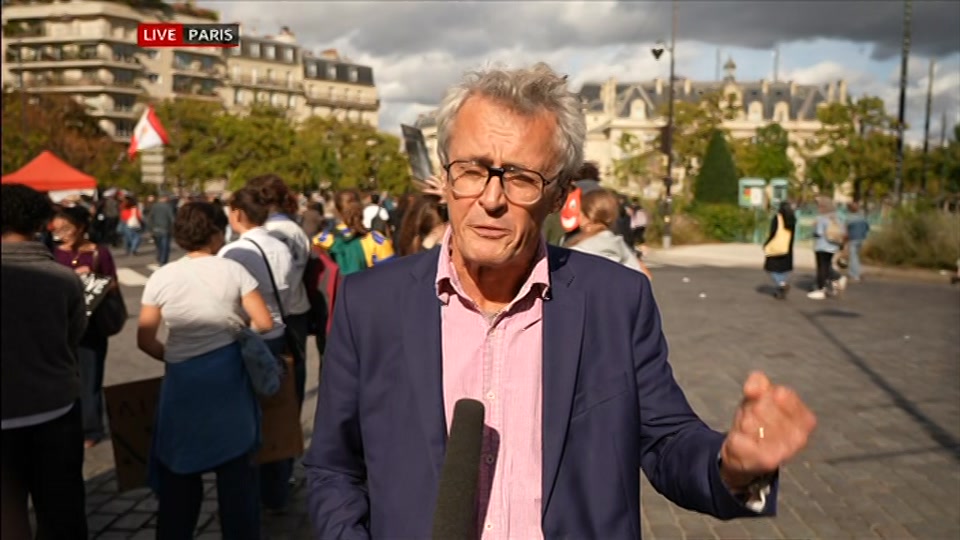Broadcast still at 19m. BBC One, BBC News at One including..., 13 October 2026.