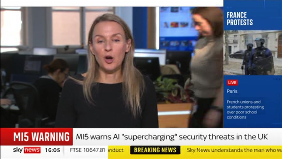 Still from Sky News at 5:00