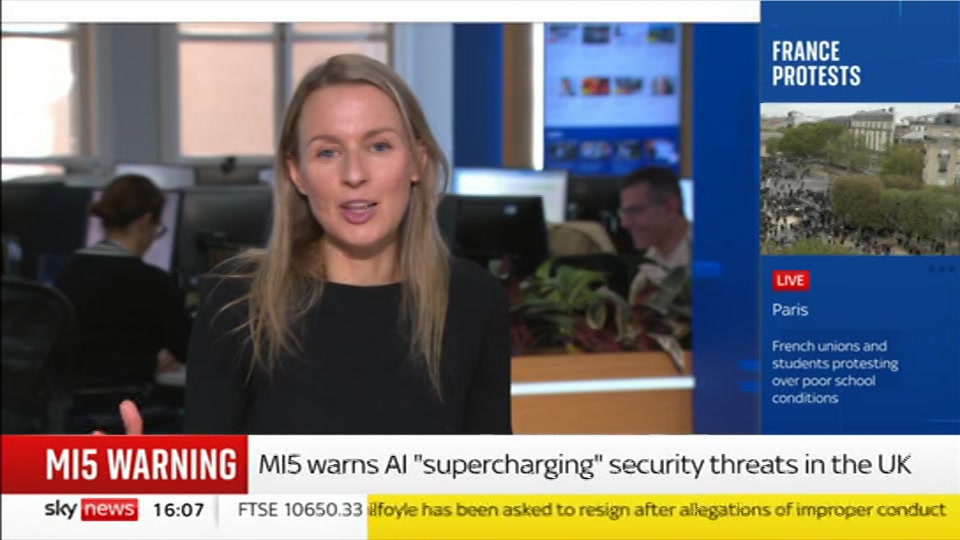 Still from Sky News at 7:30