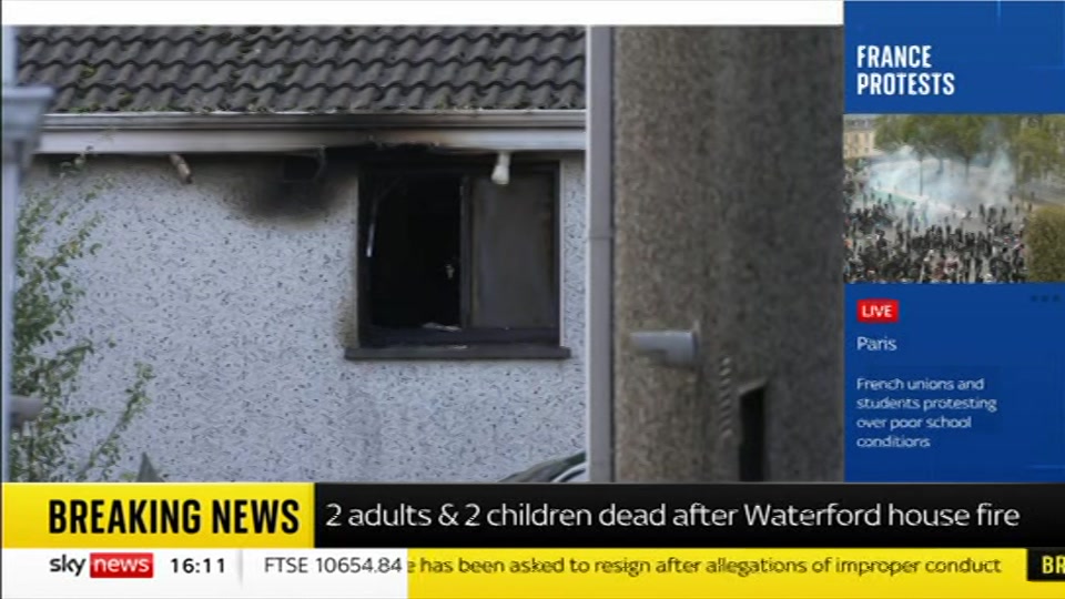 Broadcast still at 11m. Sky News, Sky News Today with Jayne Secker, 13 October 2026.